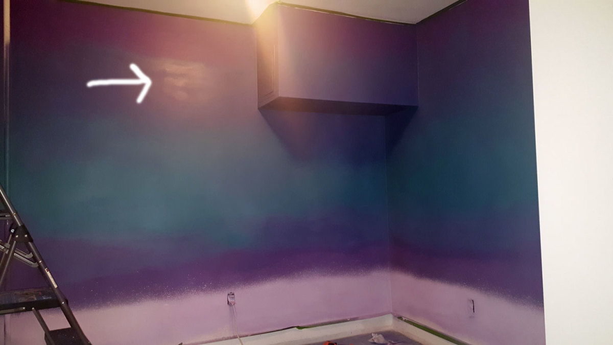 How To Paint A Tropical Ombre Wall Dengarden Home And Garden