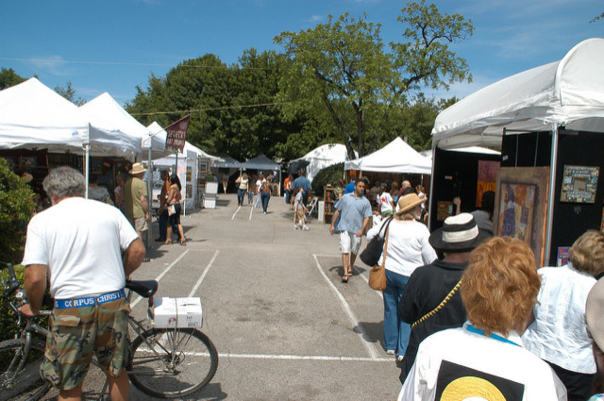 Juried art fairs are a great place to find original pieces from local artists.