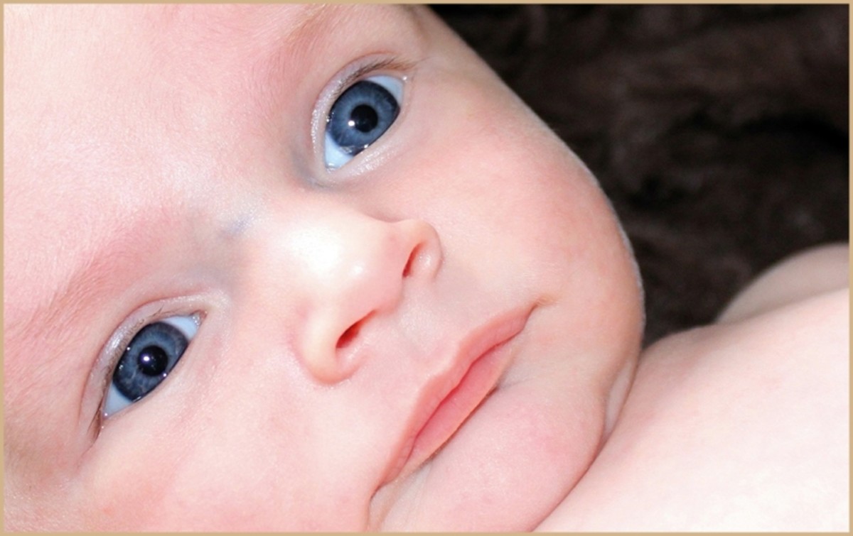Your baby's eyes are so precious. If you have any doubts or concerns, see a pediatrician as soon as possible.