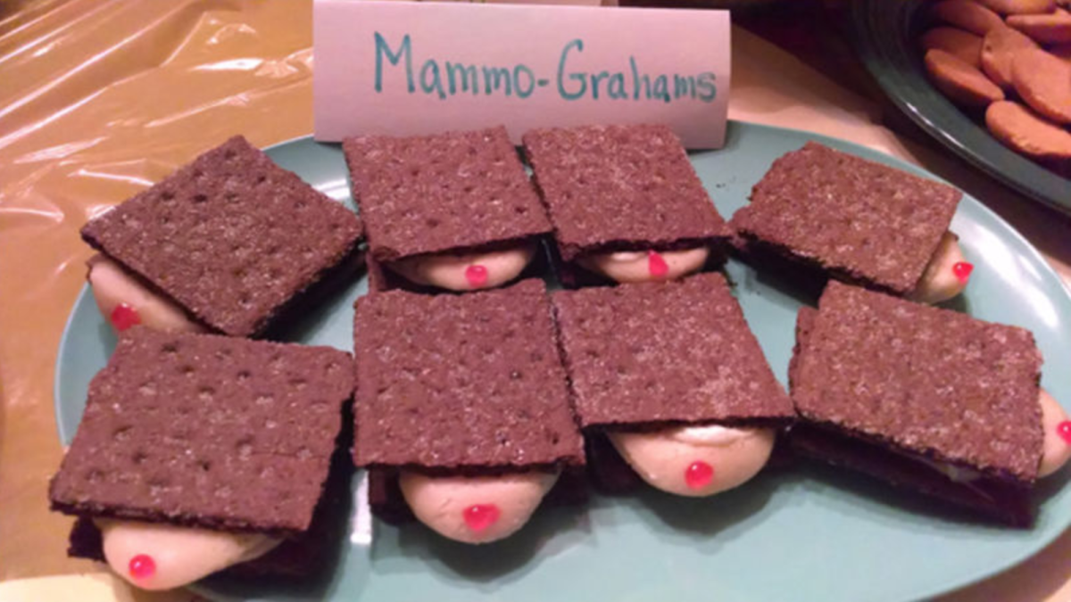 Mammo-grahams will help you out while REALLY getting the message across!