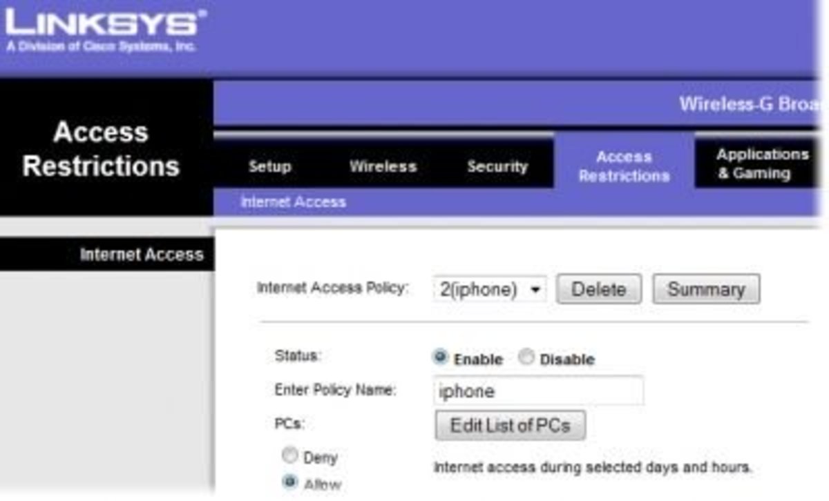 How to Connect an iPhone to a Linksys Router