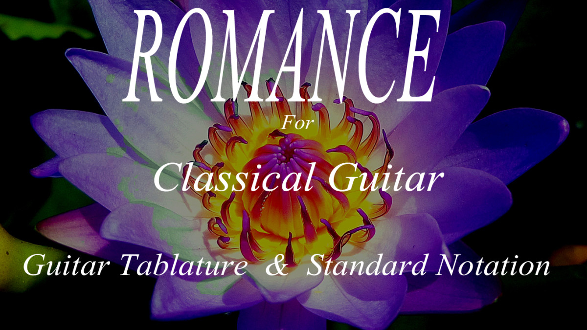 "Romance" ("Romanza") Classical Guitar Arrangement in Guitar Tab and