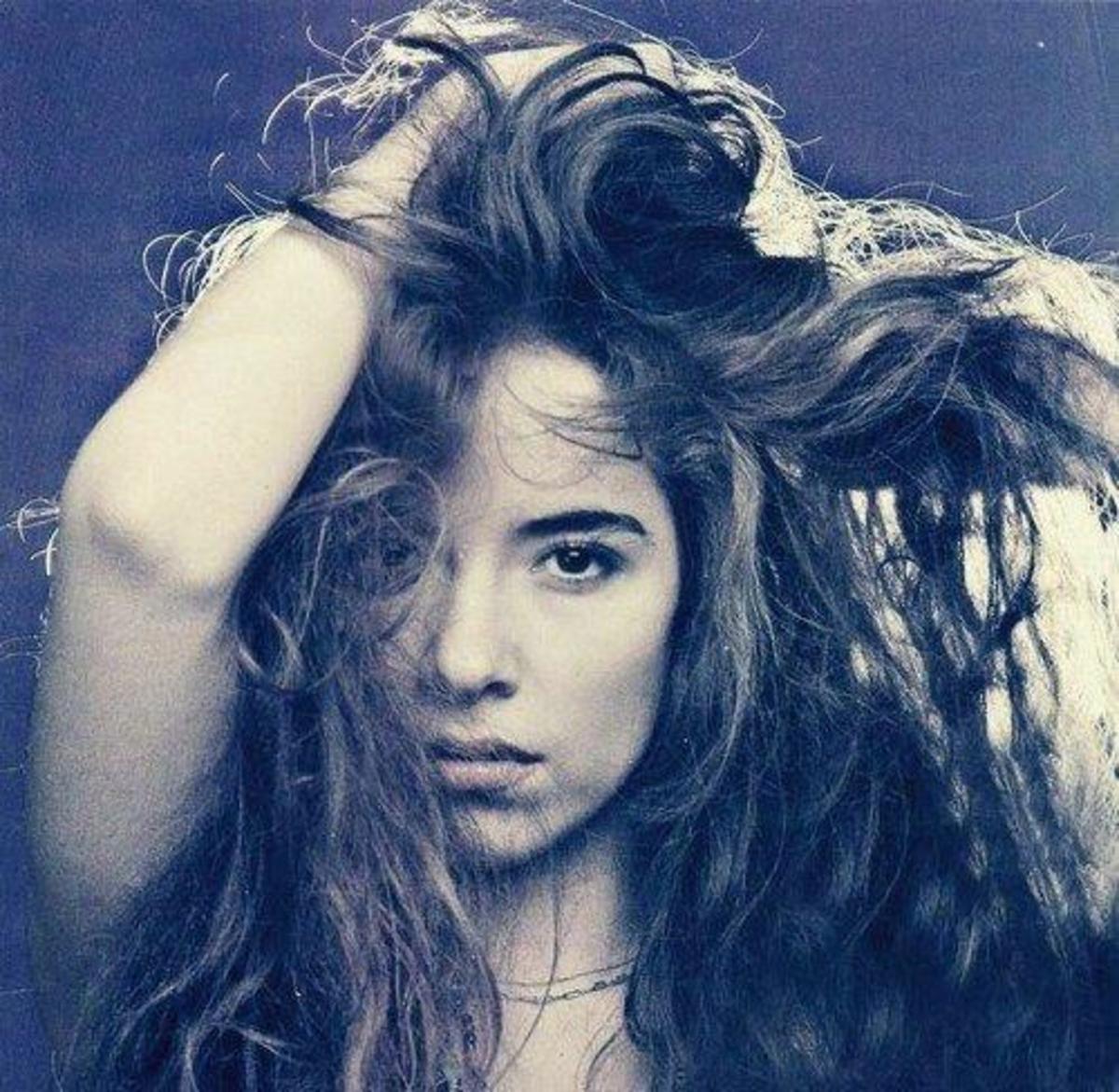 A young Gloria Trevi in the early 90's. 