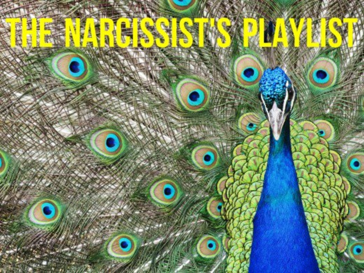 Proud as a peacock, the narcissist struts his stuff. He demands to be center stage in attention, but he'll peck your eyes out if you don't watch out.