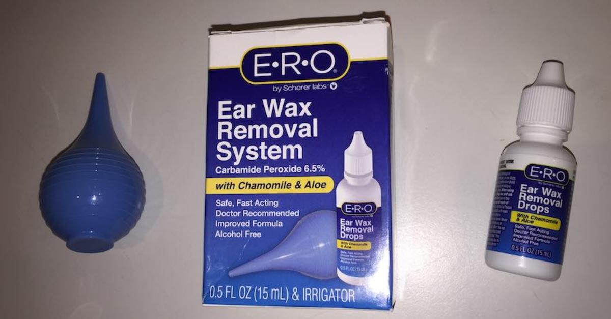 Earwax Removal Kit with Bulb Syringe and Softener Drops