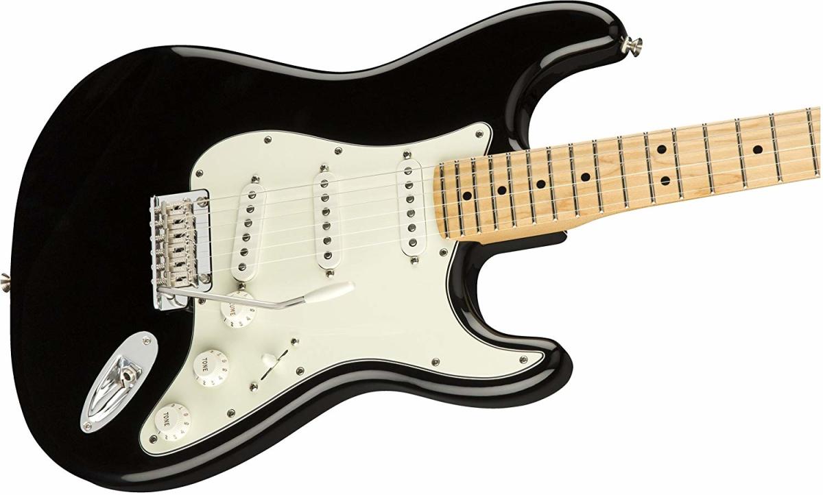The Fender Player Stratocaster is a great guitar for serious beginners. 