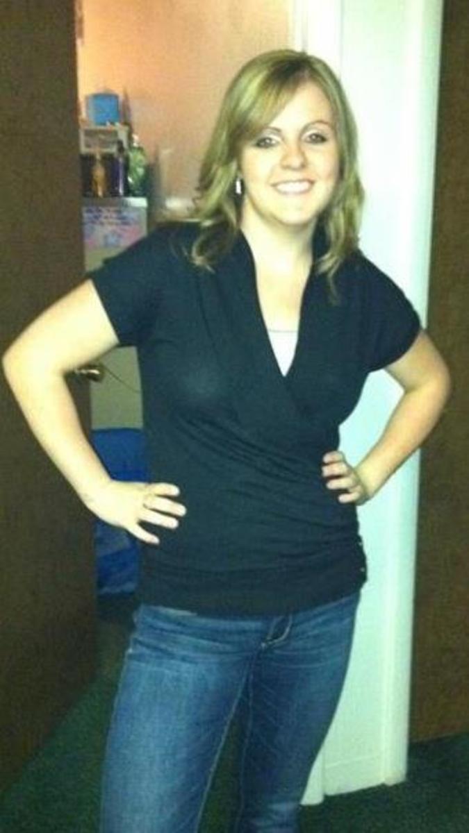 This was me at my skinniest. I had lost 45 lbs in about a year. When I finally started turning things around, I was so sick that I couldn't eat more than half a slice of pizza without feeling nauseous. 
