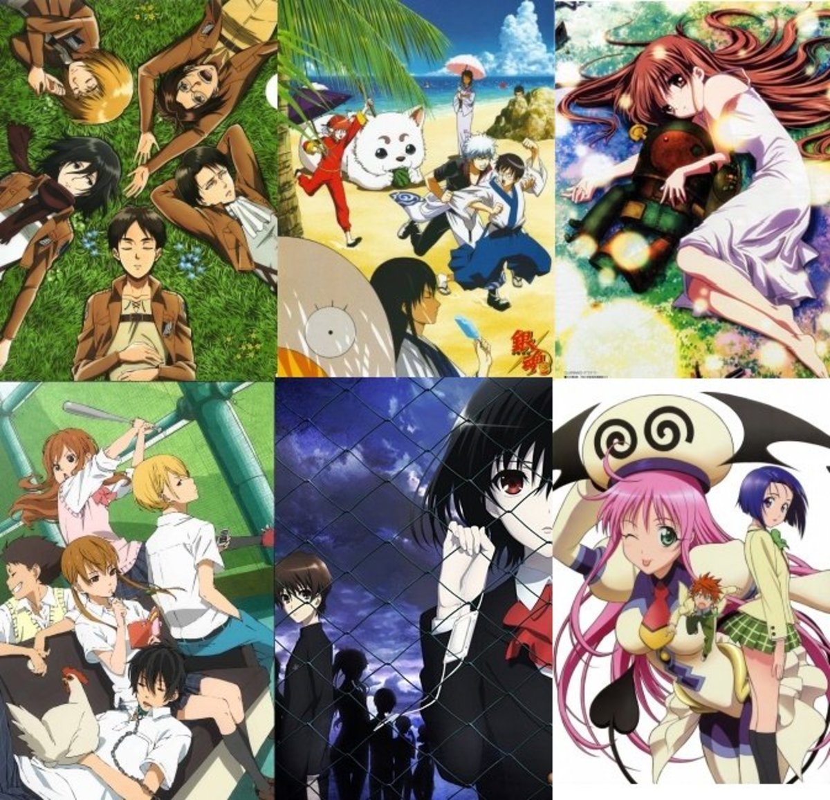 Anime genre list.