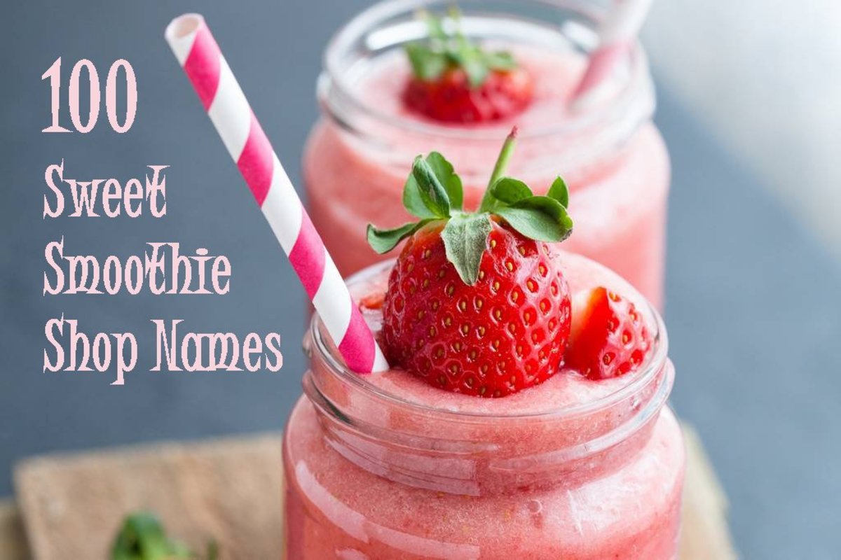 100 Sweet Smoothie Shop Names - ToughNickel