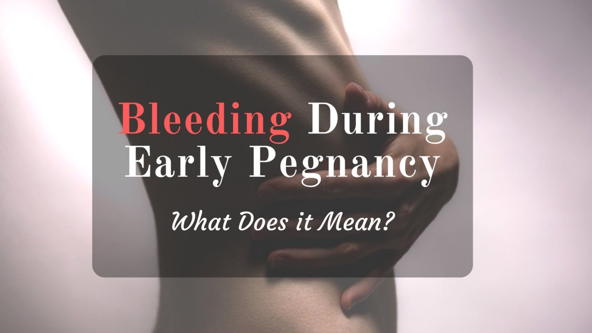 What Does Spotting Or Bleeding In Early Pregnancy Mean WeHaveKids