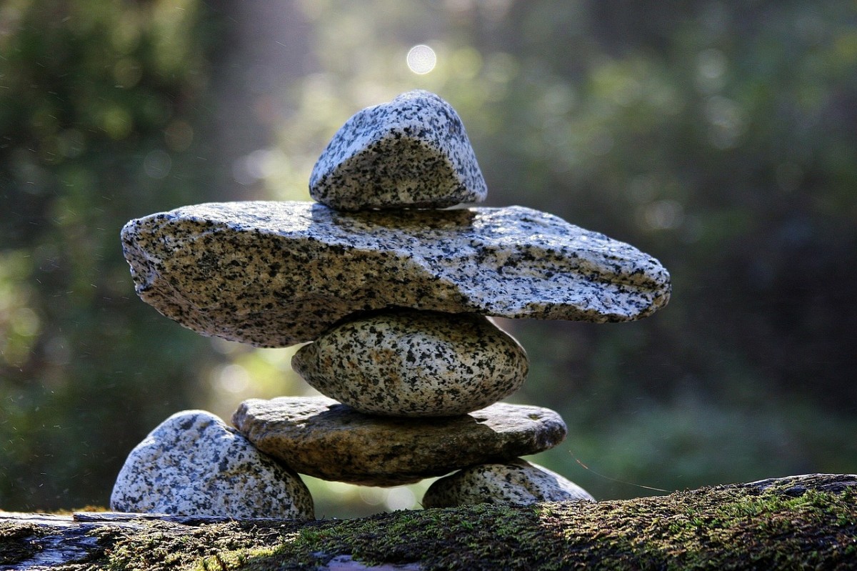 rocks peace balance stability