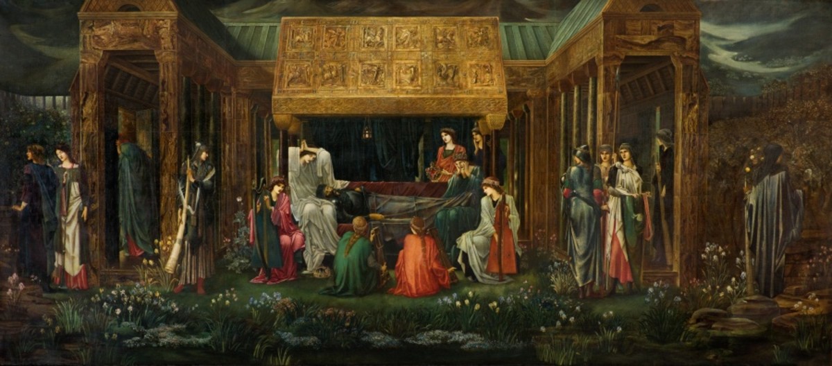 The Sleep of King Arthur in Avalon, 1898