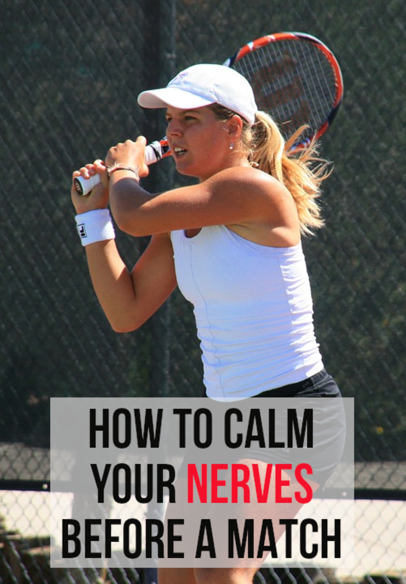 Many players who do well in practice or informal games find that they suffer from nerves in matches, and consequently their game suffers.  This article seeks to give some tips and guidance and how to deal with match-related nervousness.