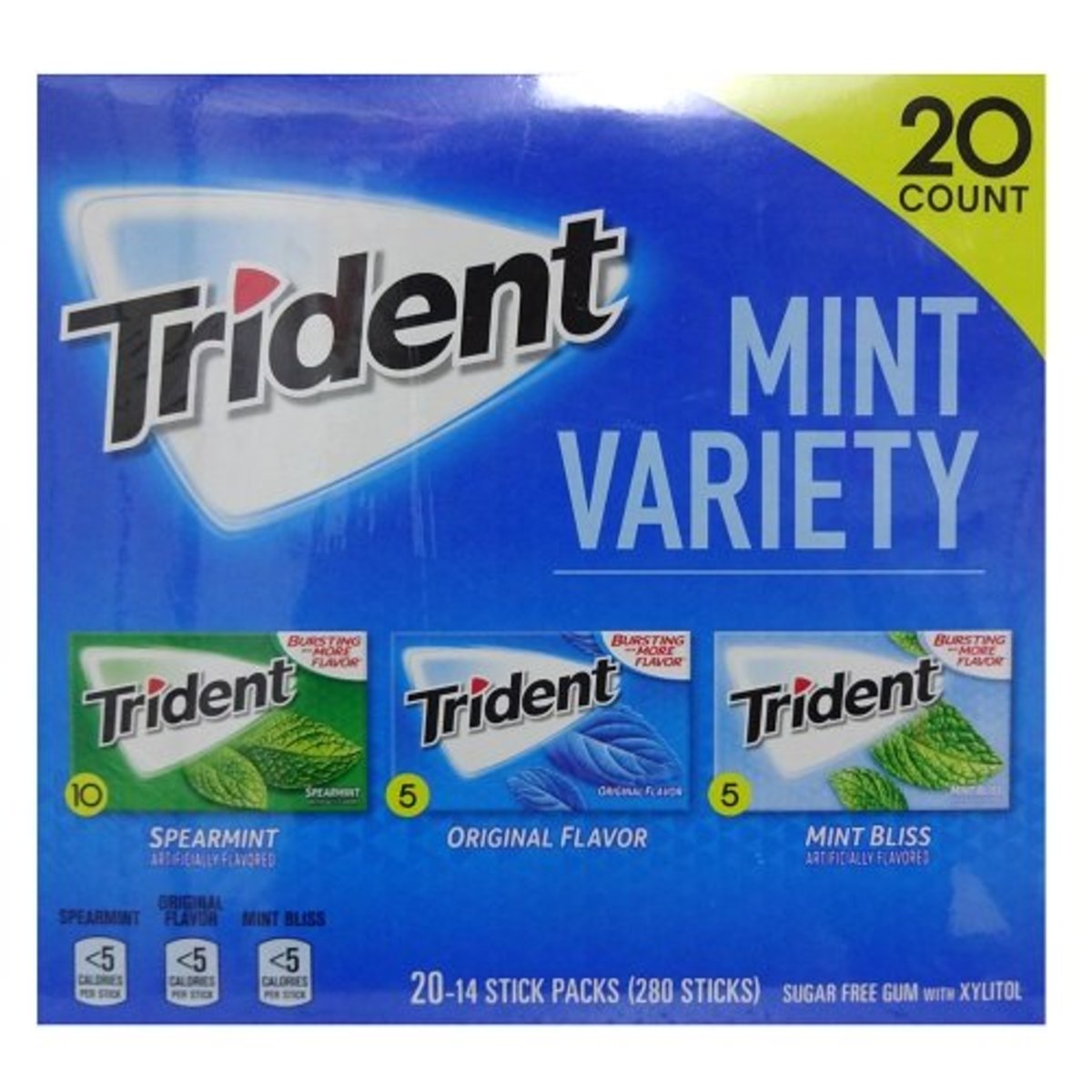 7 Different Mint Flavors Of Trident Gum Delishably