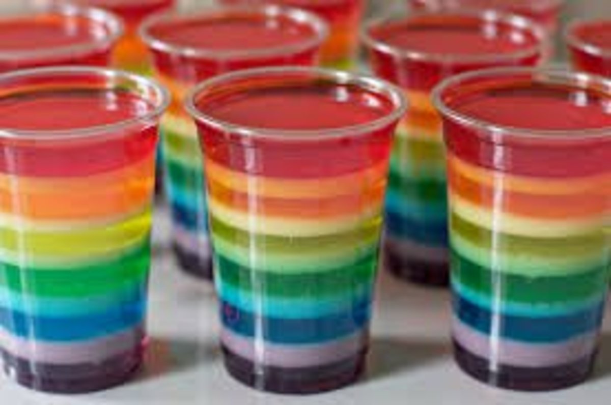 Jello shots can be infused with any number of liqueurs to match the theme of your next party or get-together!