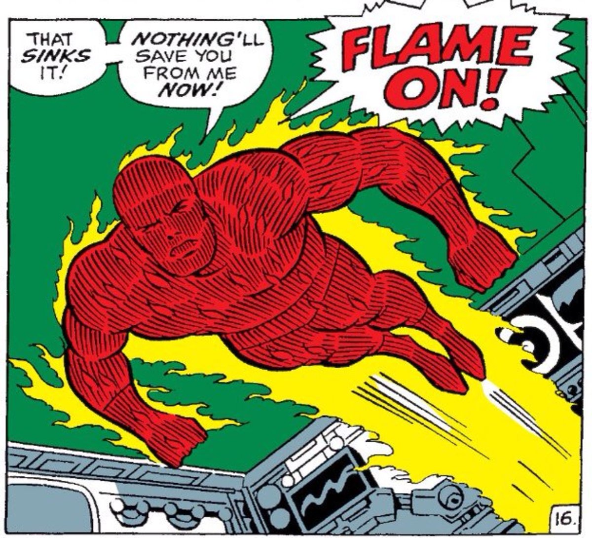 Johnny Storm, The Human Torch from the Fantastic Four