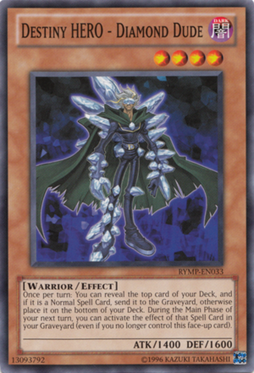 Diamond Dude. Today's card images courtesy of yugioh.wikia.com