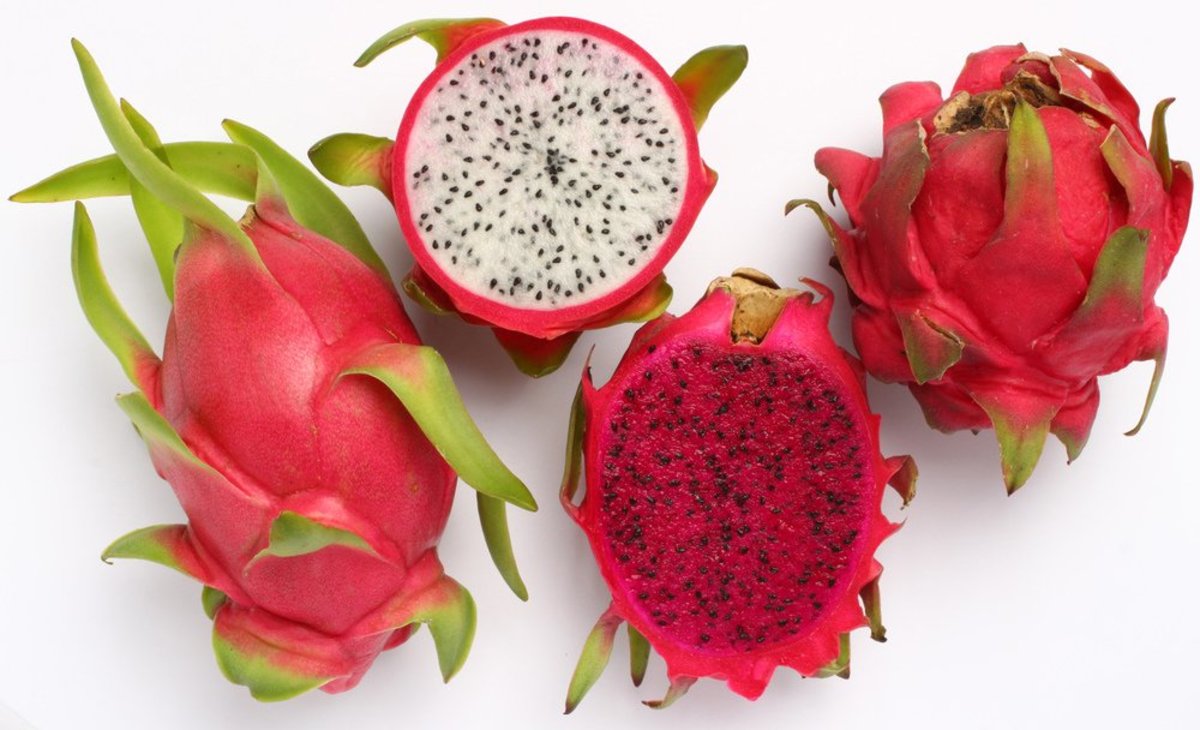 Known by several different names, including sweet pitaya and dragon fruit.
