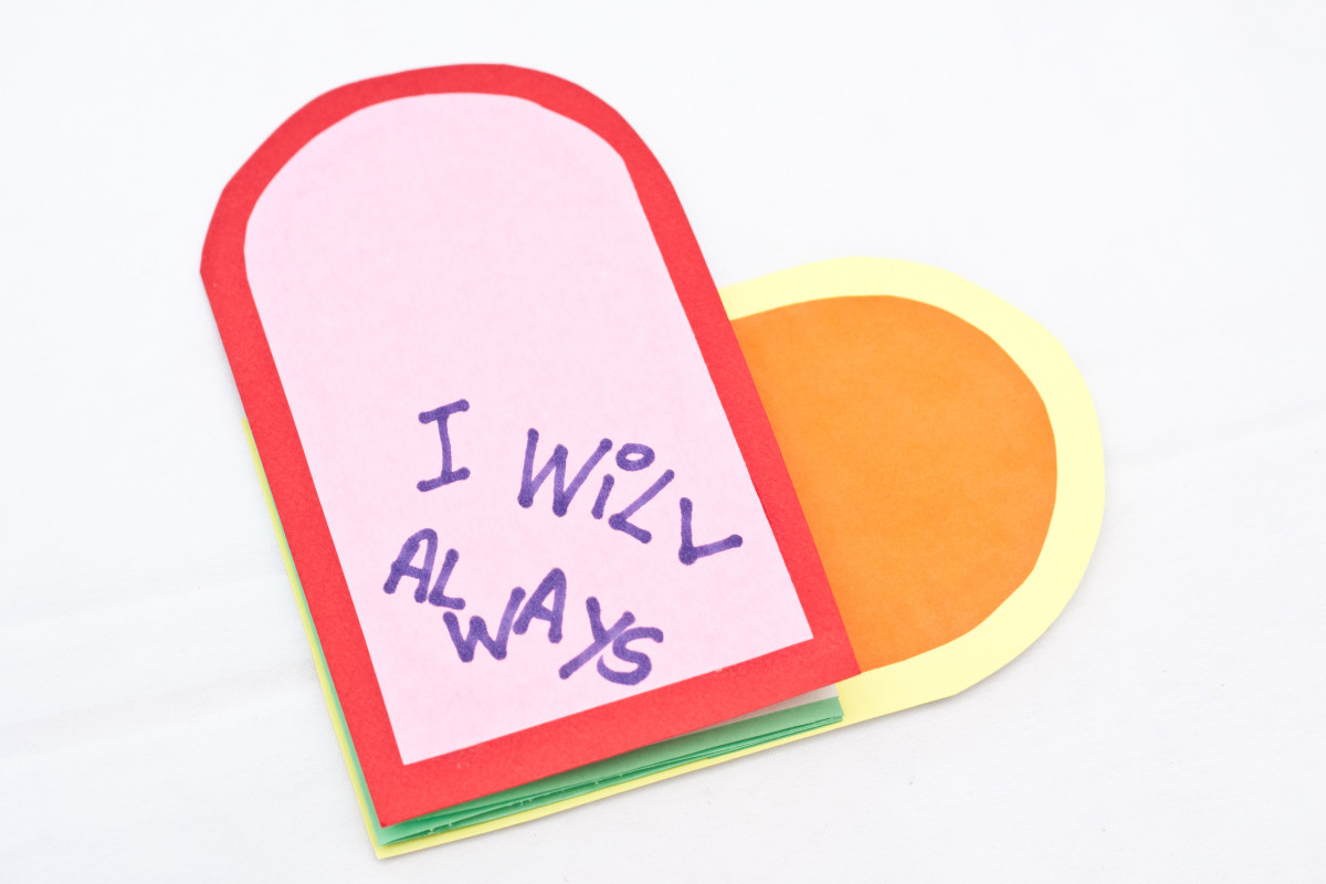 How to Make a Heart-Shaped Valentine's Day Card