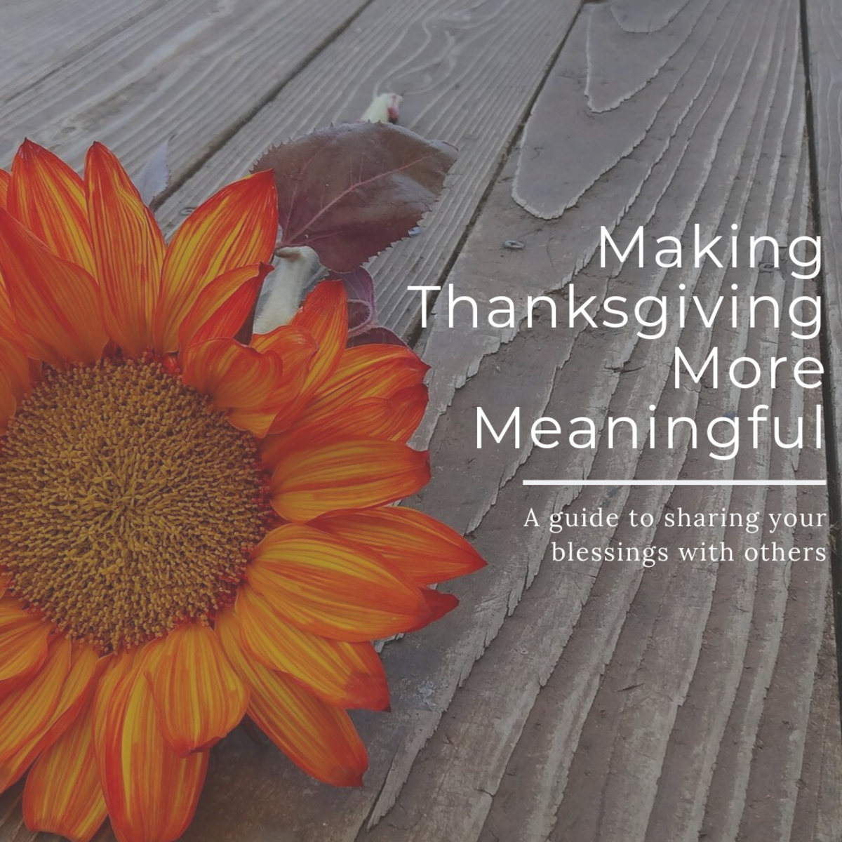 How to Make Your Thanksgiving More Meaningful