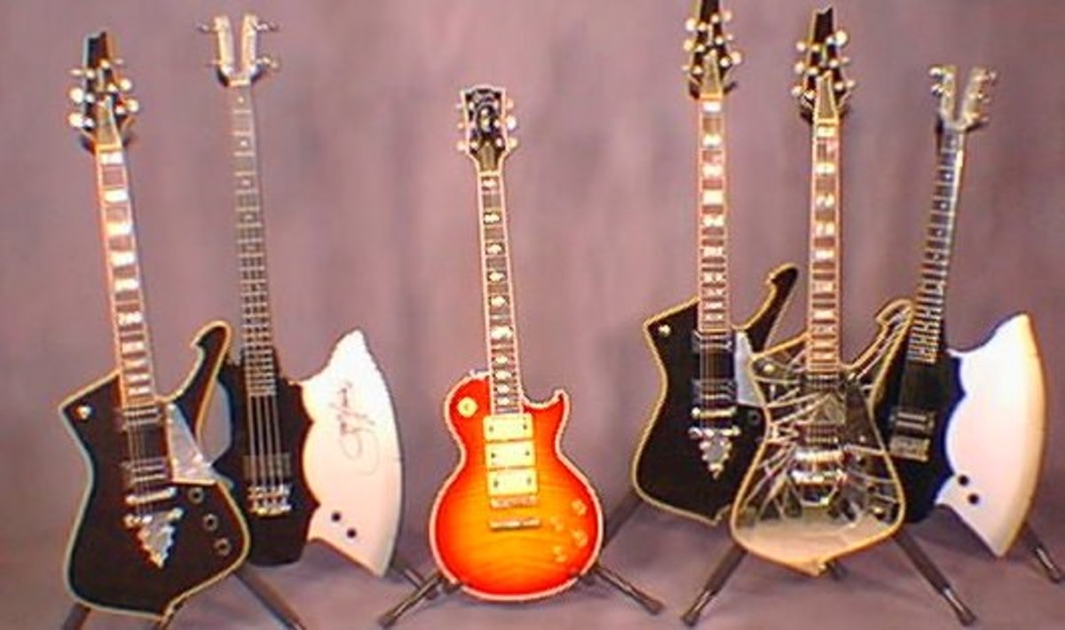 Kiss Electric Guitar
 - Kiss Guitars And Guitarists Spinditty Music