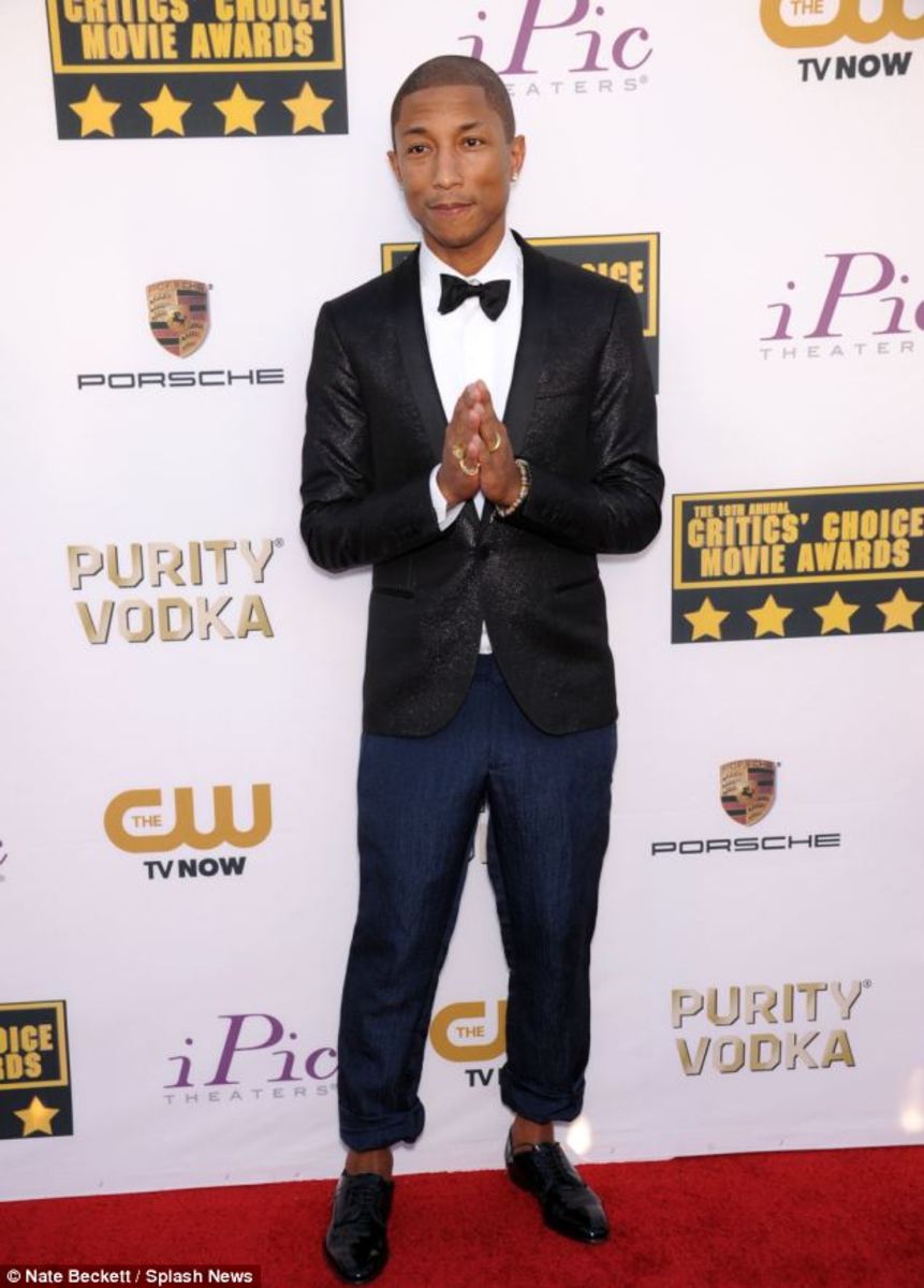 Producer and singer Pharell Williams, a scientist of style. 