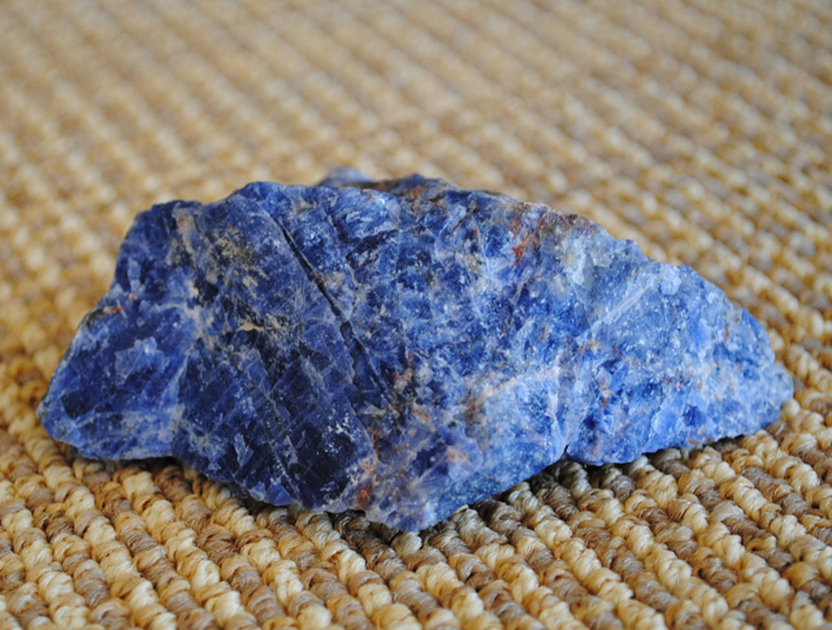 Blue crystals such as sodalite are excellent for maintaining a healthy throat chakra.