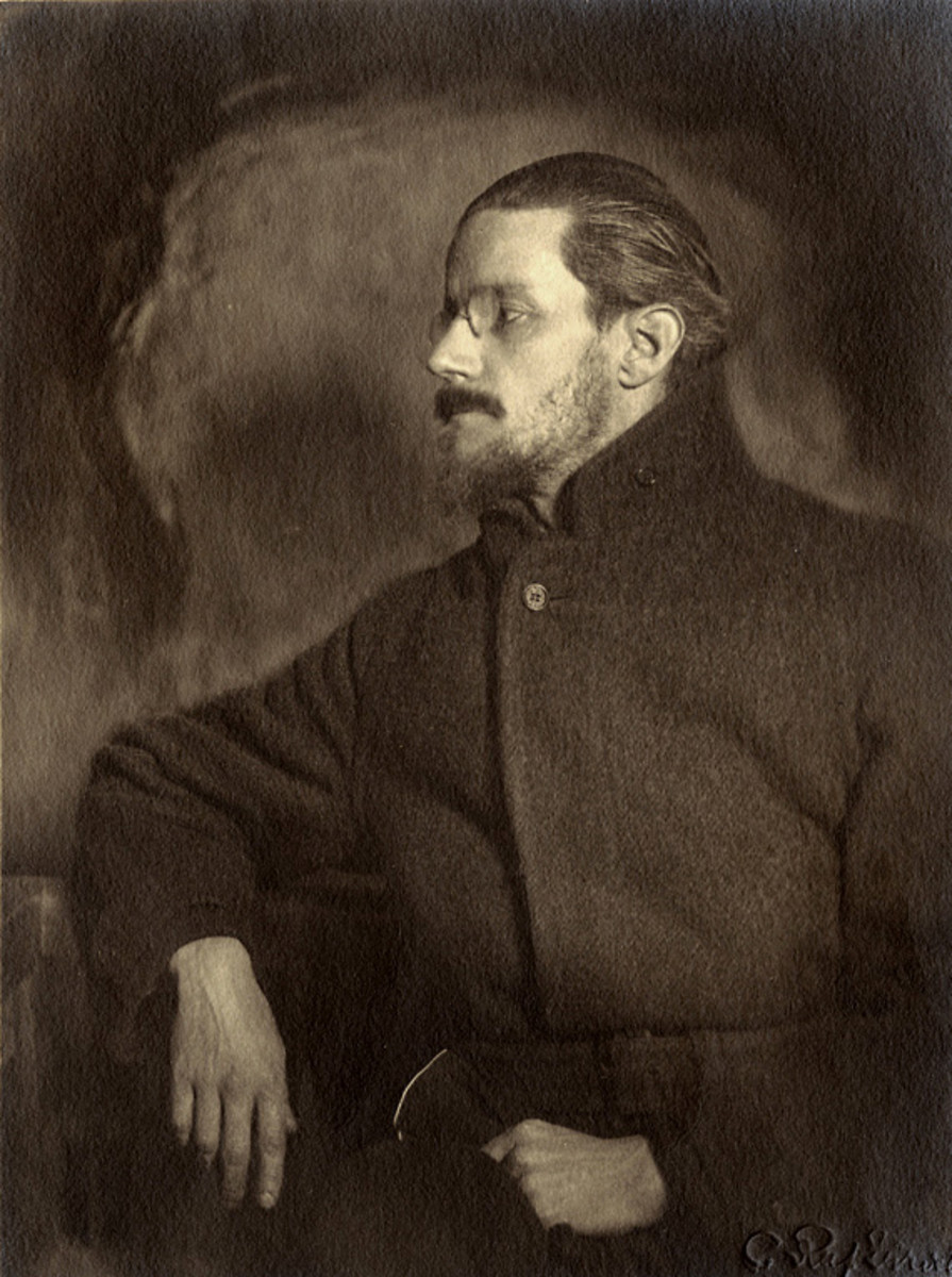 James Joyce photographed by C.Ruf in 1918