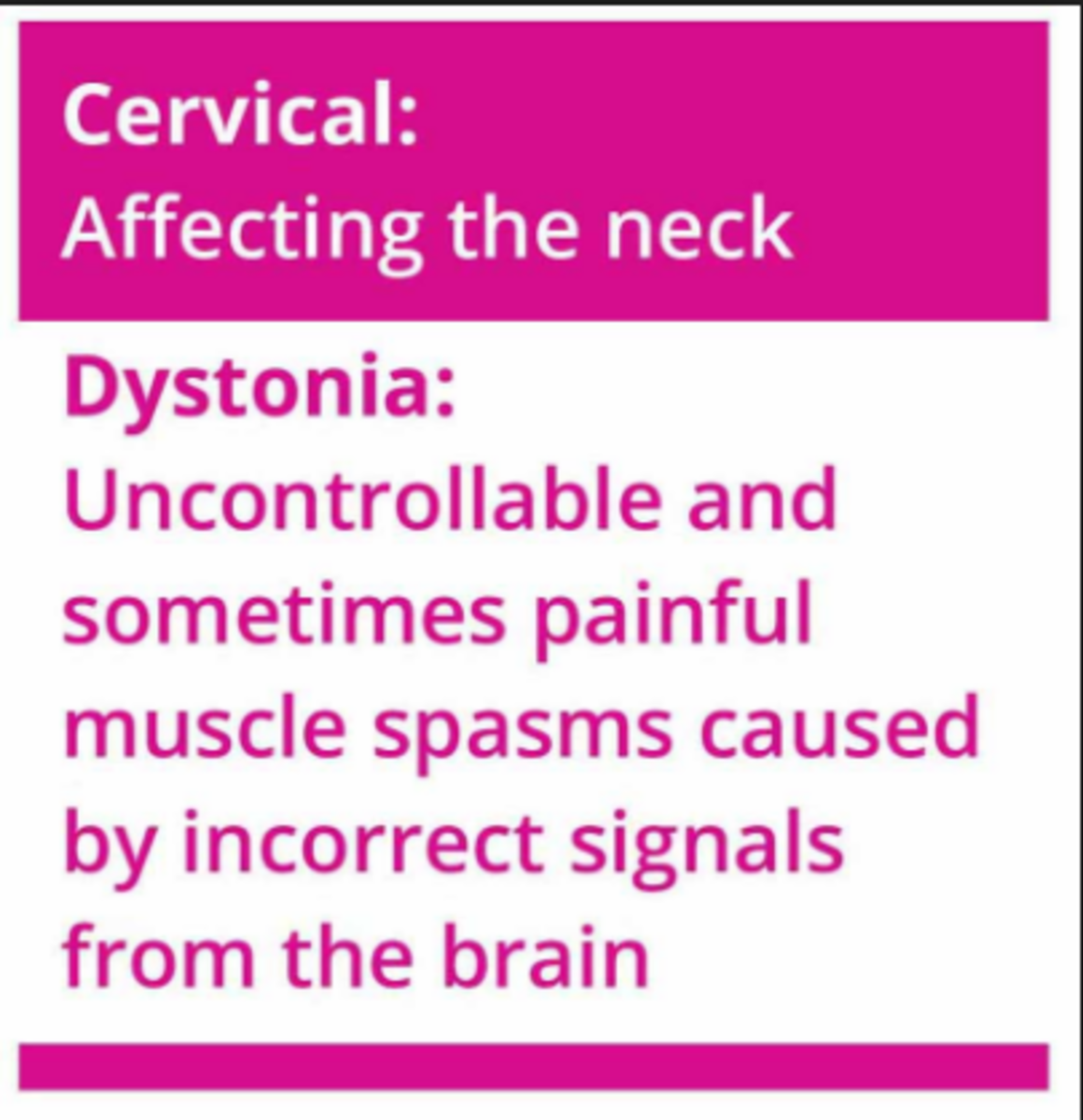 My Experience With Cervical Dystonia