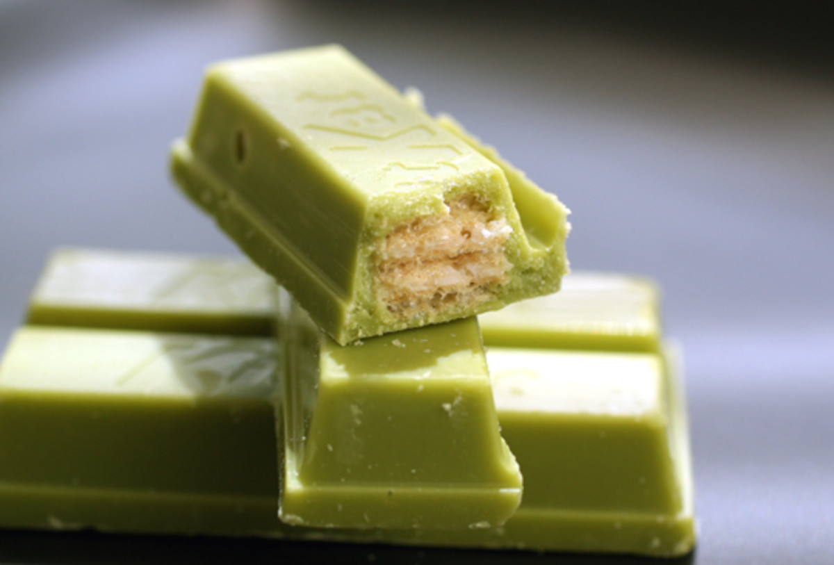 Mmm... matcha green tea Kit Kats