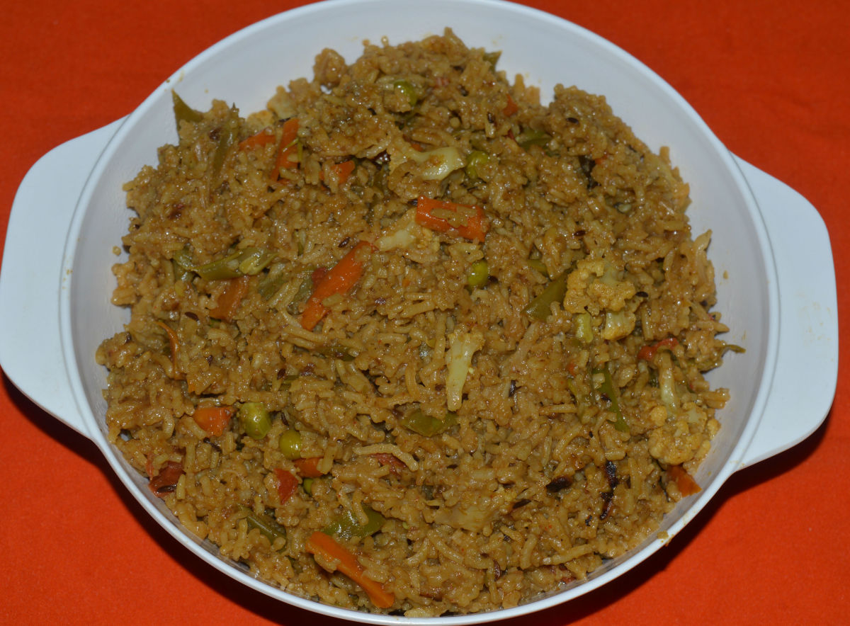 Vegetable Biryani in a Pressure Cooker (Plus Raita Recipe) Delishably