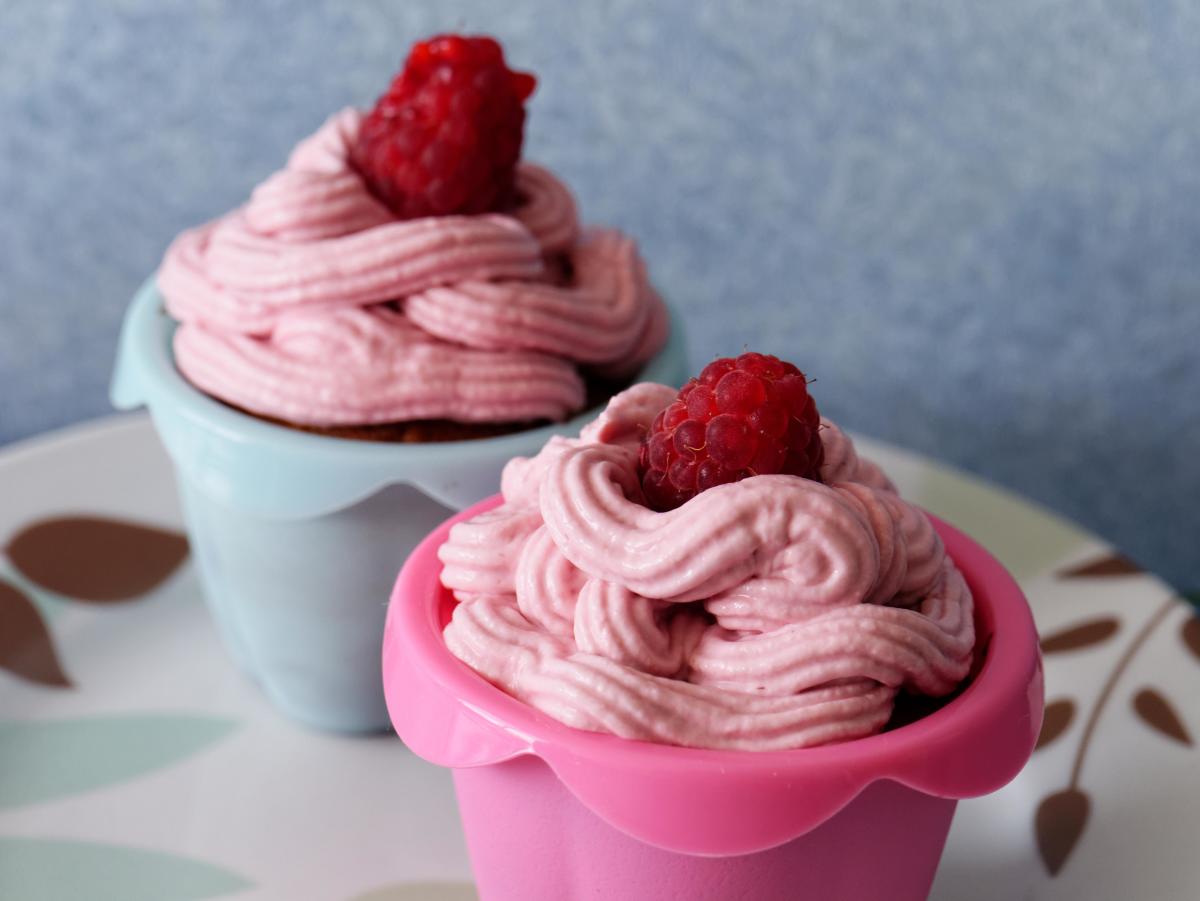 Spiked Raspberry-Lemon Cupcakes