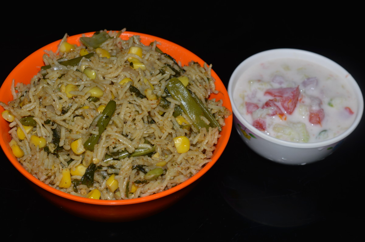 Sweet and Spicy Corn Pulao Recipe Delishably