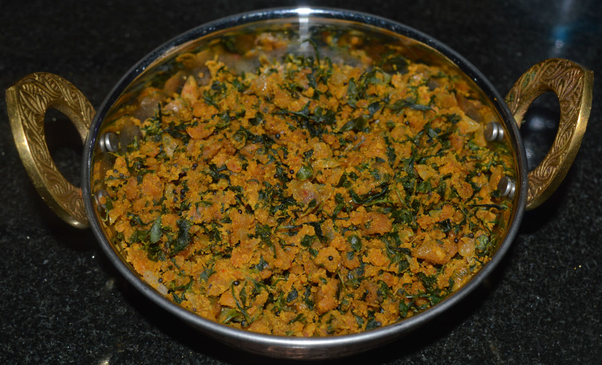 How to Make Methi Zunka (Fenugreek Leaf and Chickpea Flour Curry) Delishably