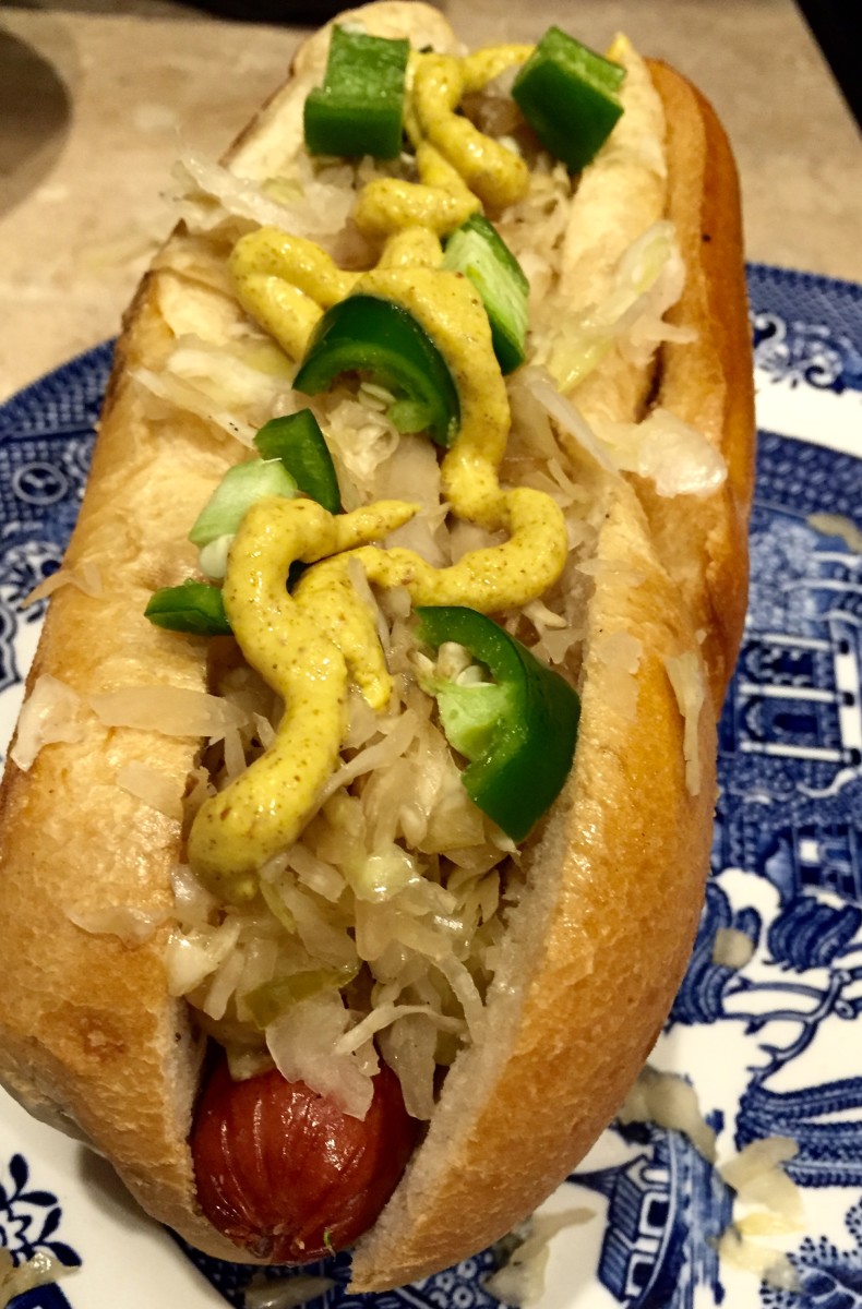 Gourmet Hot Dog: Double Dog Dare Recipe