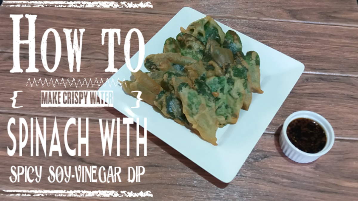 How to Make Crispy Water Spinach With Spicy Soy-Vinegar Dip