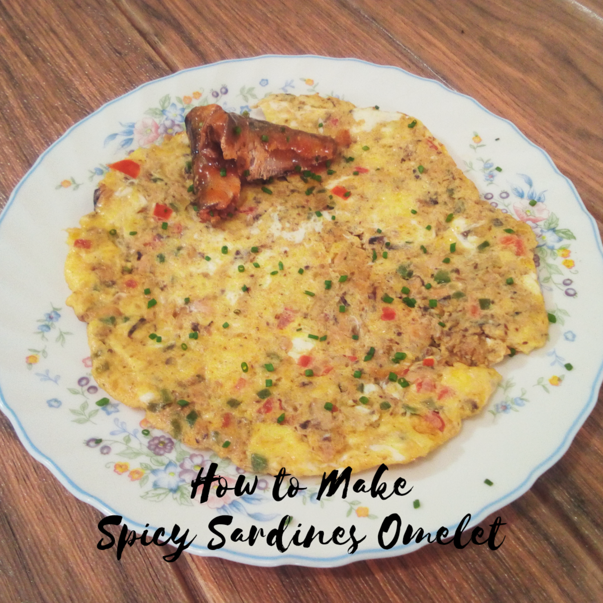 Learn how to make a spicy sardine omelet!
