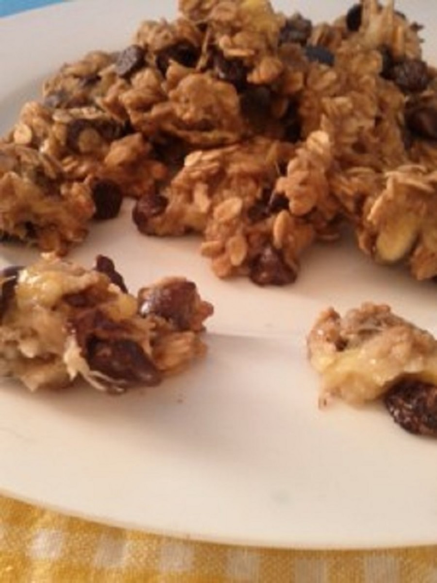 Vegan Oatmeal Peanut Butter Cookies (Only 4 Ingredients!)