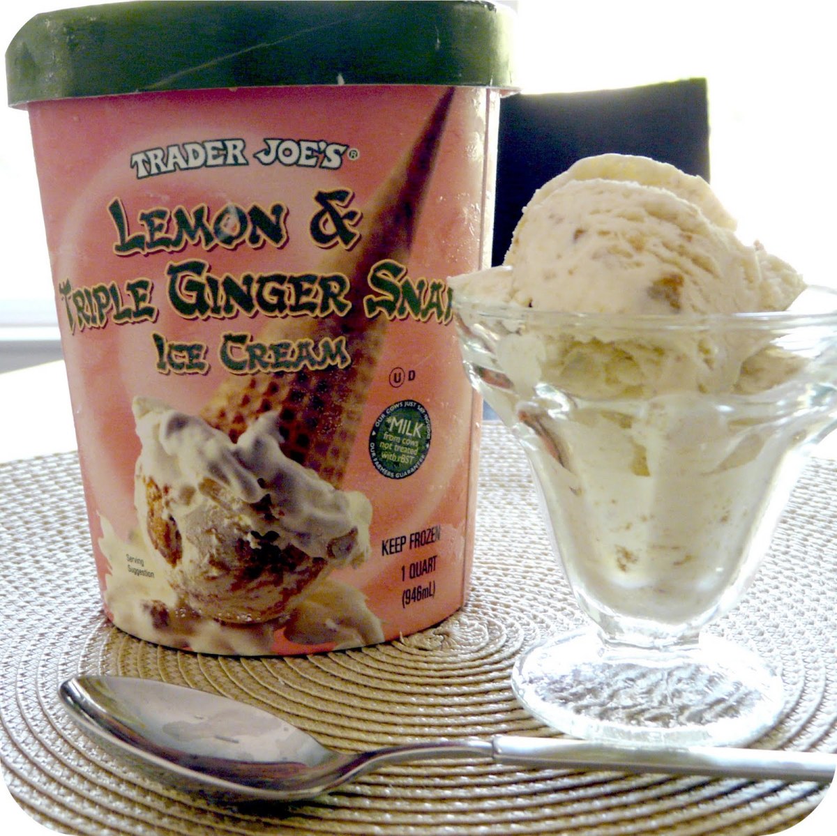 Recipe: Lemon Gingersnap Ice Cream
