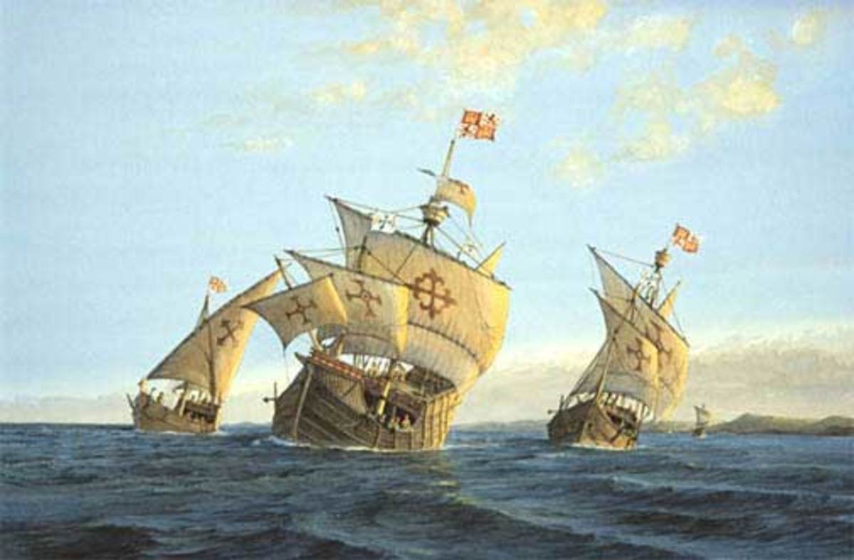 The three vessels of Columbus.