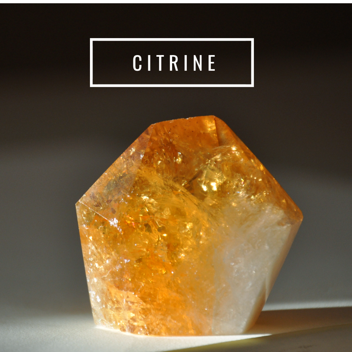Citrine is great for lessening symptoms of depression.