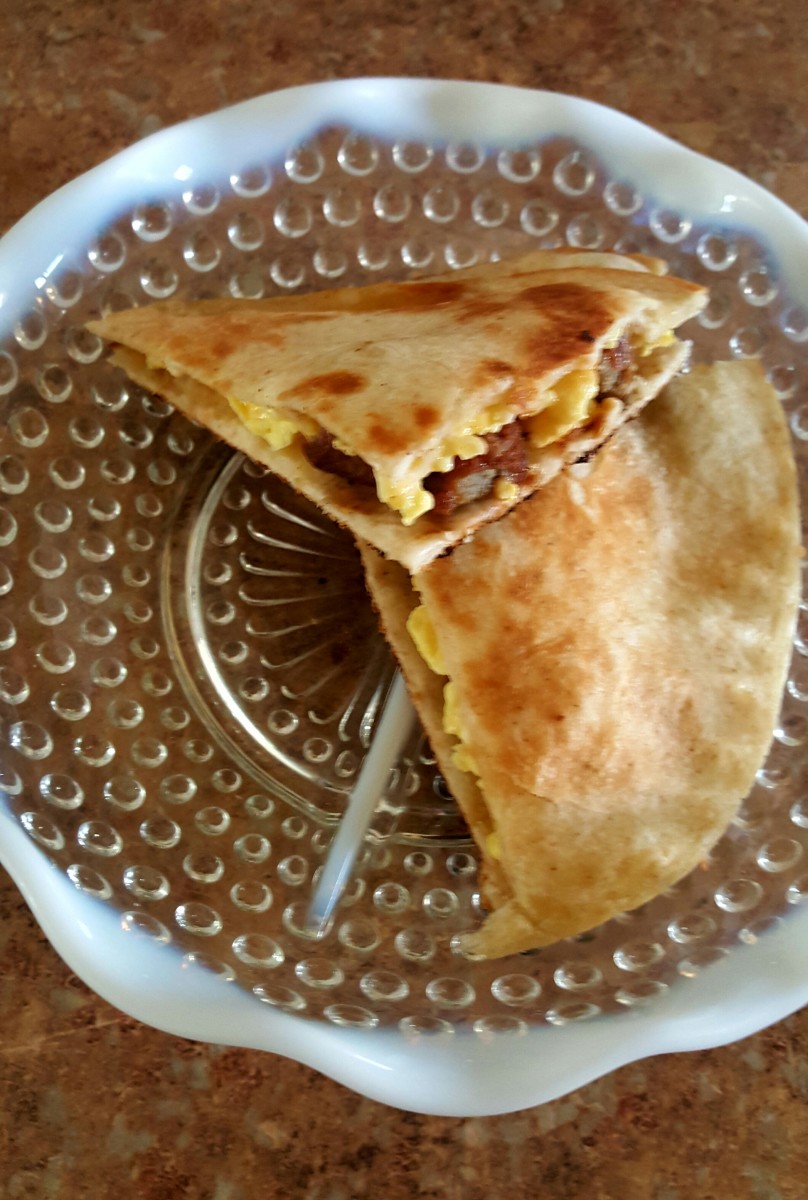 How to Make Quick and Easy Breakfast Quesadillas In a Waffle Maker