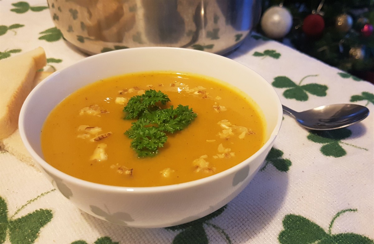 A Bowl of My Homemade Vegetable Soup