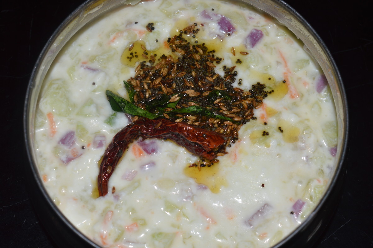 Cucumber and Onion Raita Recipe Delishably