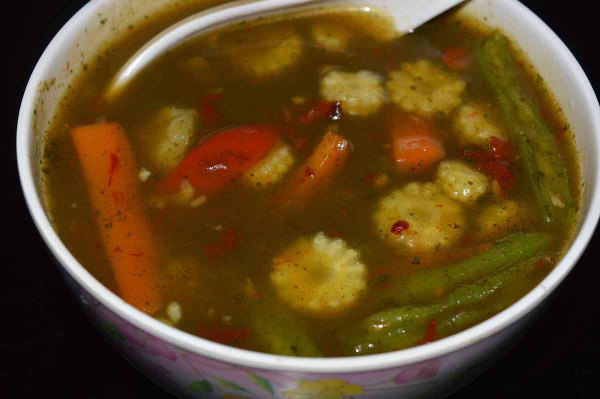 Mint Vegetable Soup Recipe Delishably