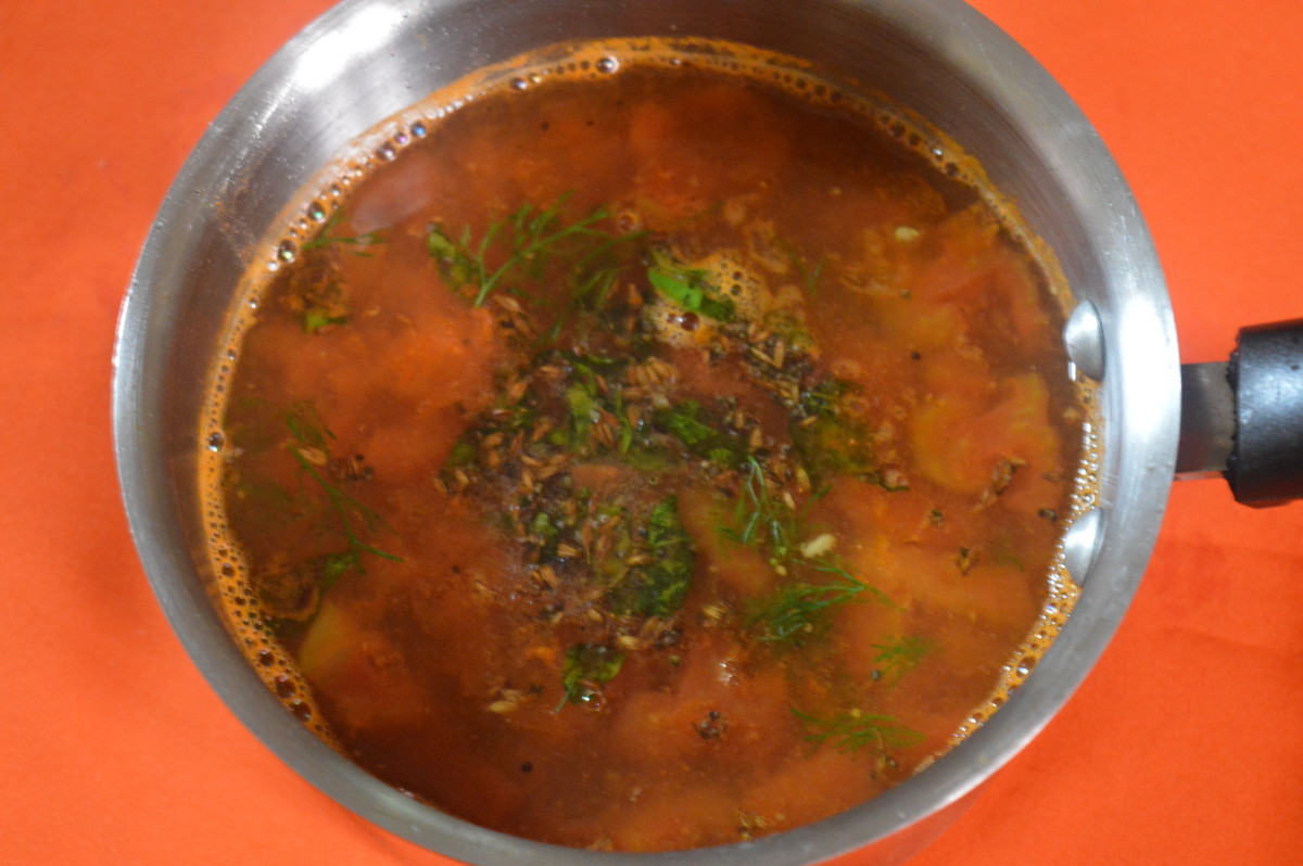 How to Make Mysore Rasam (Lentil Soup) - Delishably