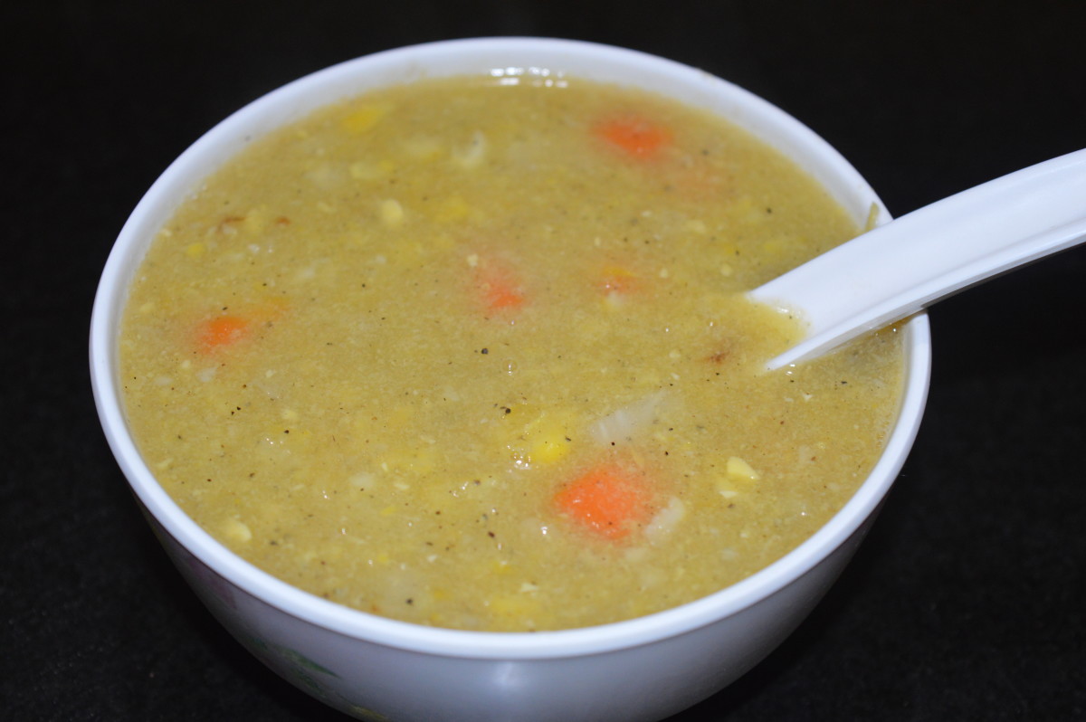 Creamy Corn and Vegetable Soup Recipe Delishably