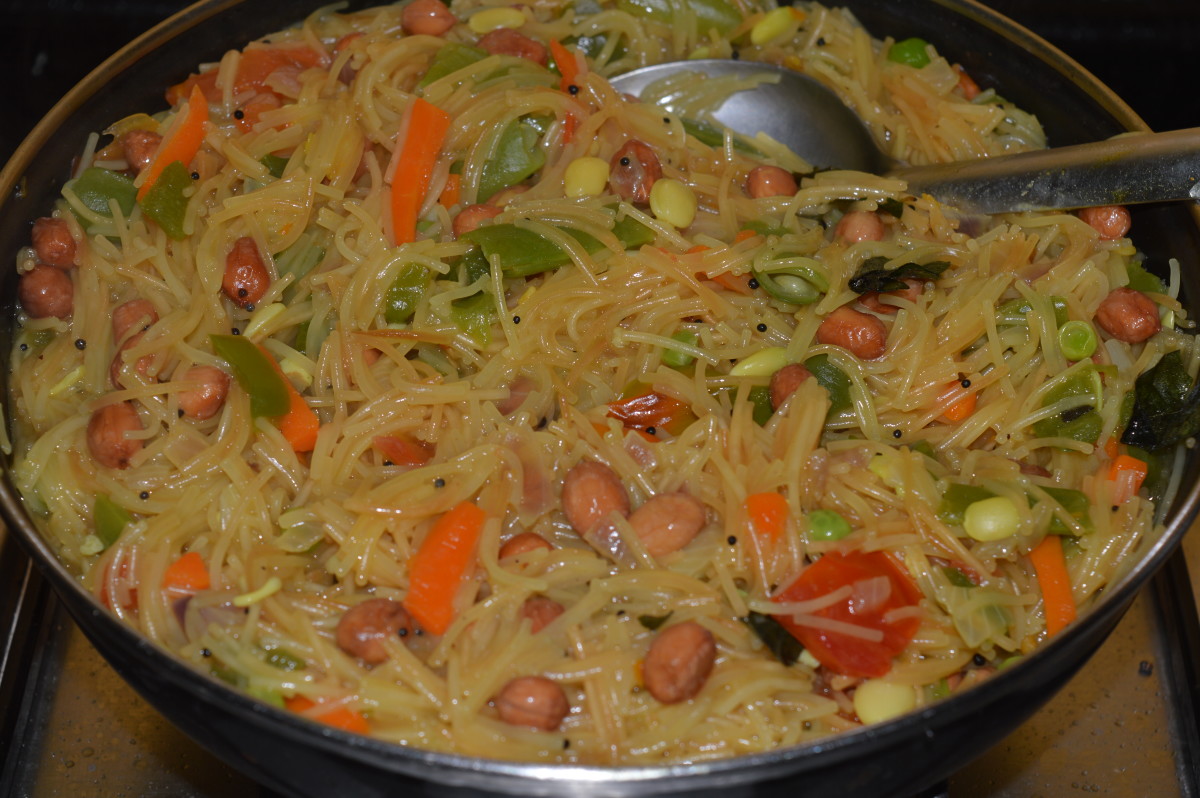 How to Make Tarakari Uppittu (Vegetable and Vermicelli Upma) Delishably