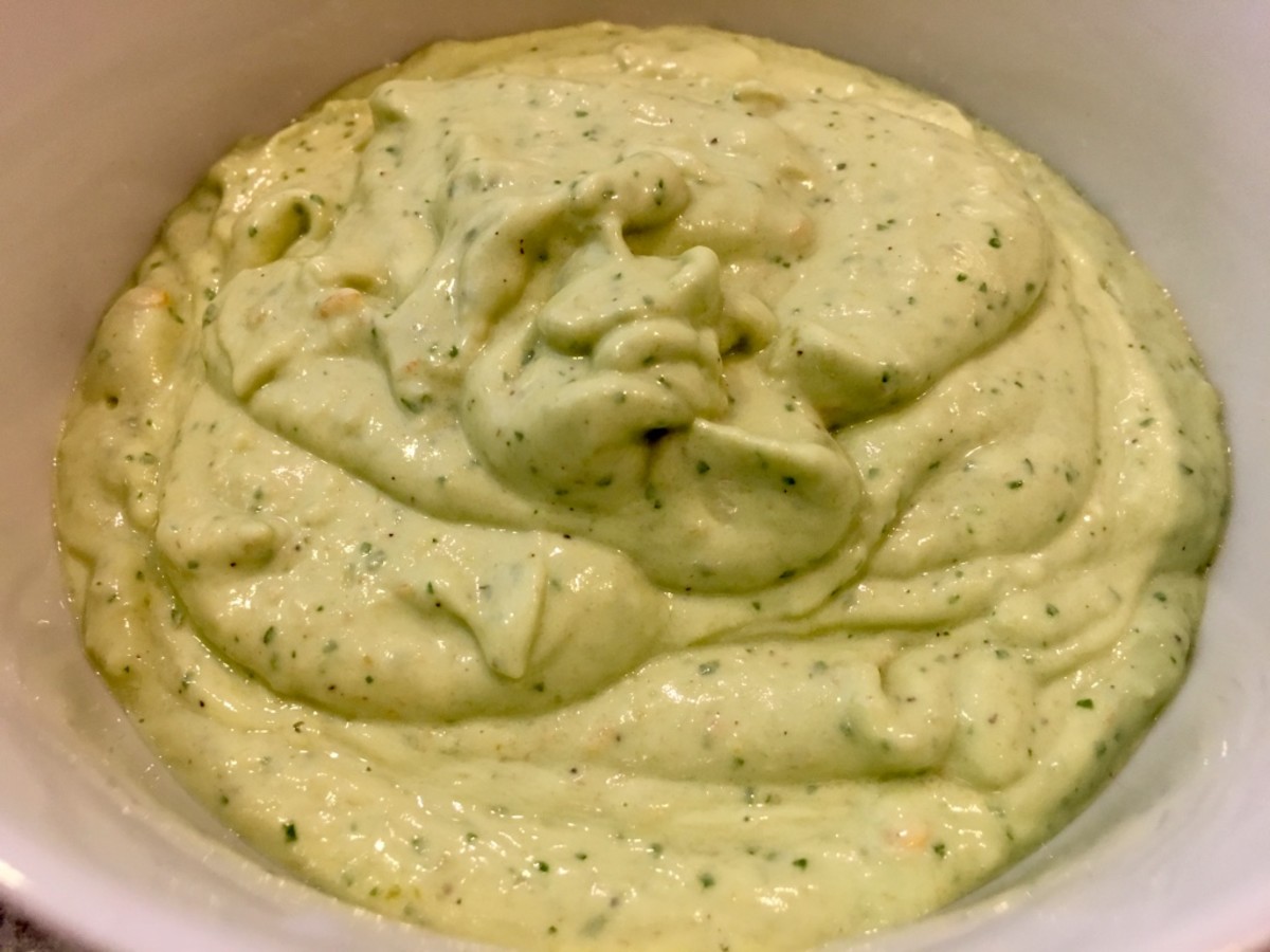 Avocado Cilantro Cream Dip Recipe