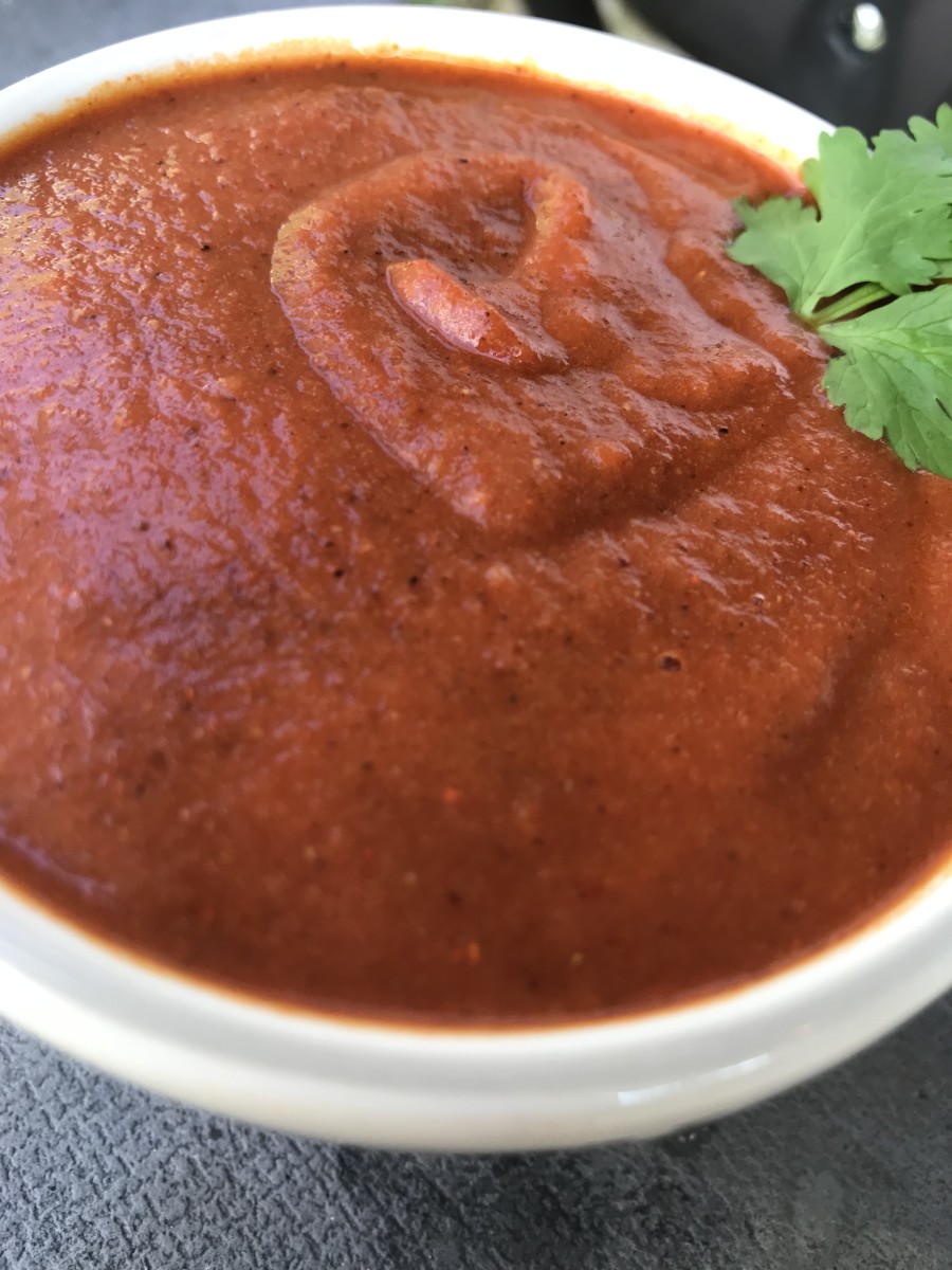 It takes only a few ingredients and half an hour to make enchilada sauce from scratch. The results are so much better than store-bought sauce that you'll use this recipe everytime!